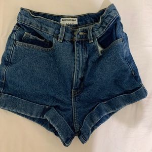 AMERICAN APPAREL MOM SHORTS